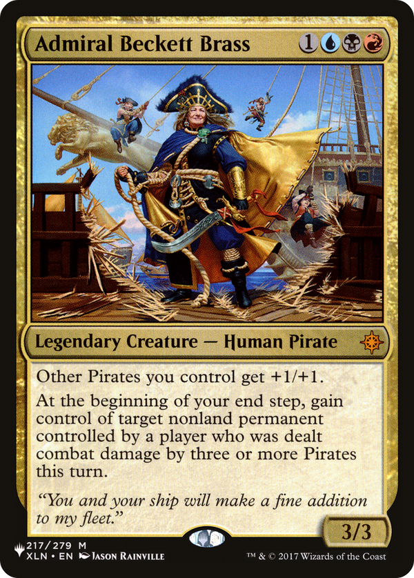 Admiral Beckett Brass (LIST-XLN-217) - The List