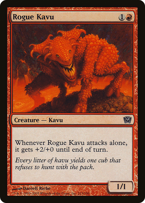 Rogue Kavu (9ED-213) - 9th Edition Foil