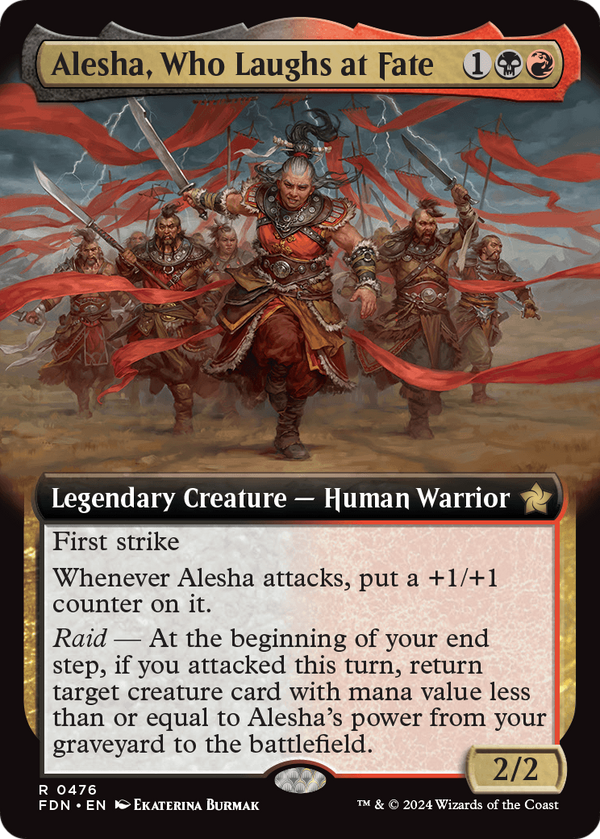 Alesha, Who Laughs at Fate (Extended Art) (FDN-476) - Foundations: (Extended Art)