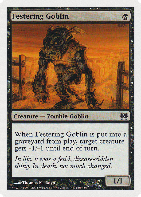 Festering Goblin (9ED-130) - 9th Edition Foil