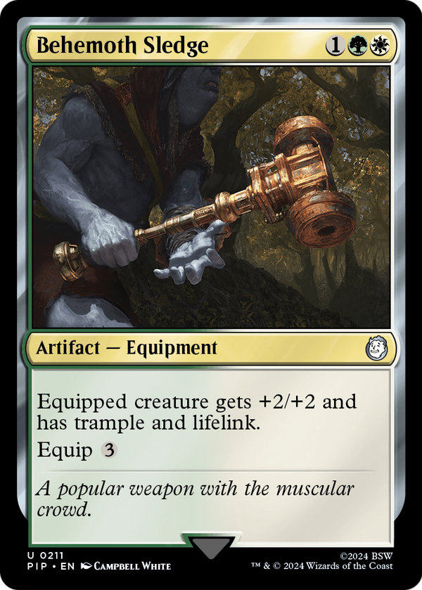 Behemoth Sledge (PIP-211) - Fallout Foil