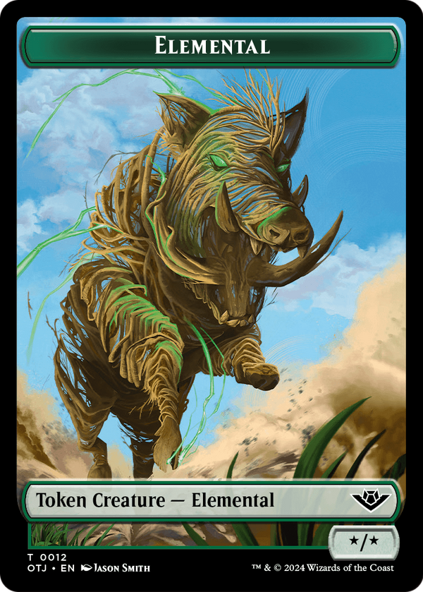 Elemental (TOTJ-012) - Outlaws of Thunder Junction Tokens