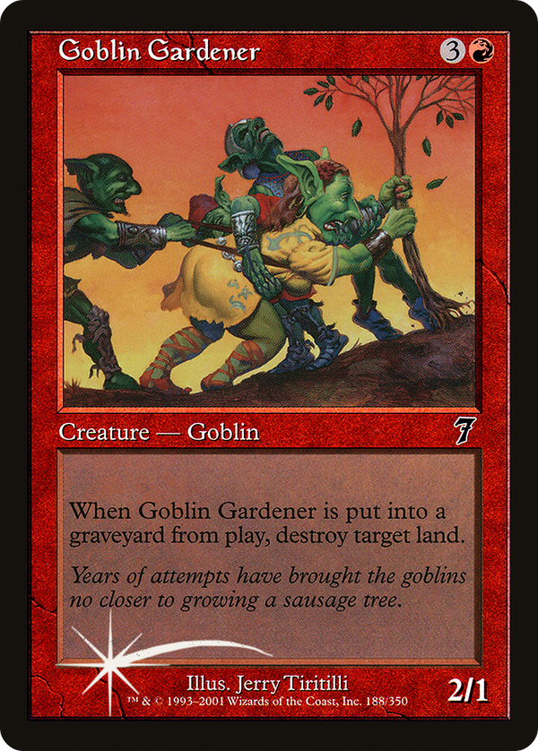 Goblin Gardener (7ED-188★) - 7th Edition