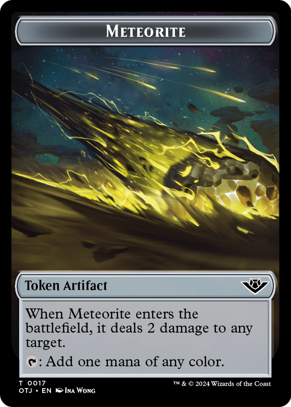 Meteorite (TOTJ-017) - Outlaws of Thunder Junction Tokens