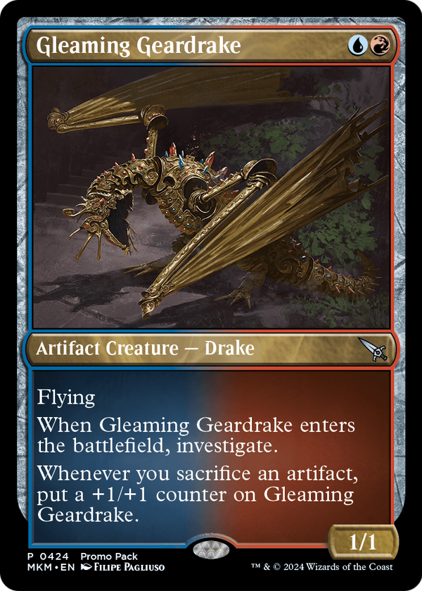 Gleaming Geardrake (PPMKM-424) - Murders at Karlov Manor