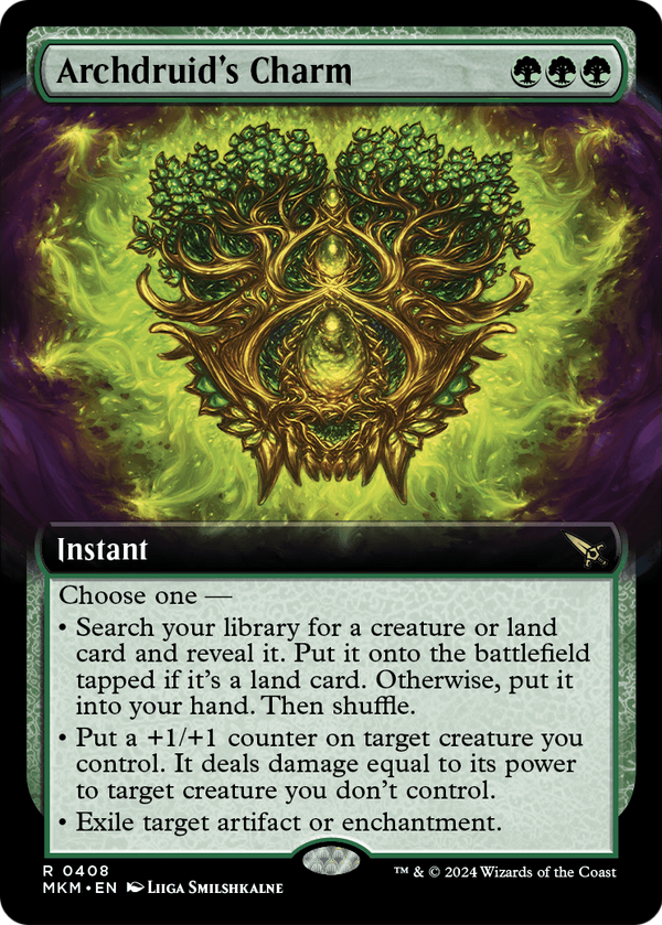 Archdruid's Charm (Extended Art) (MKM-408) - Murders at Karlov Manor: (Extended Art) Foil