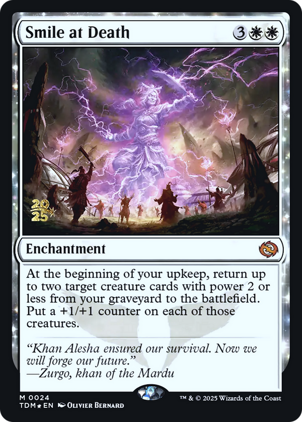Smile at Death (PRE-024) - Prerelease Cards: (enchantment) Foil