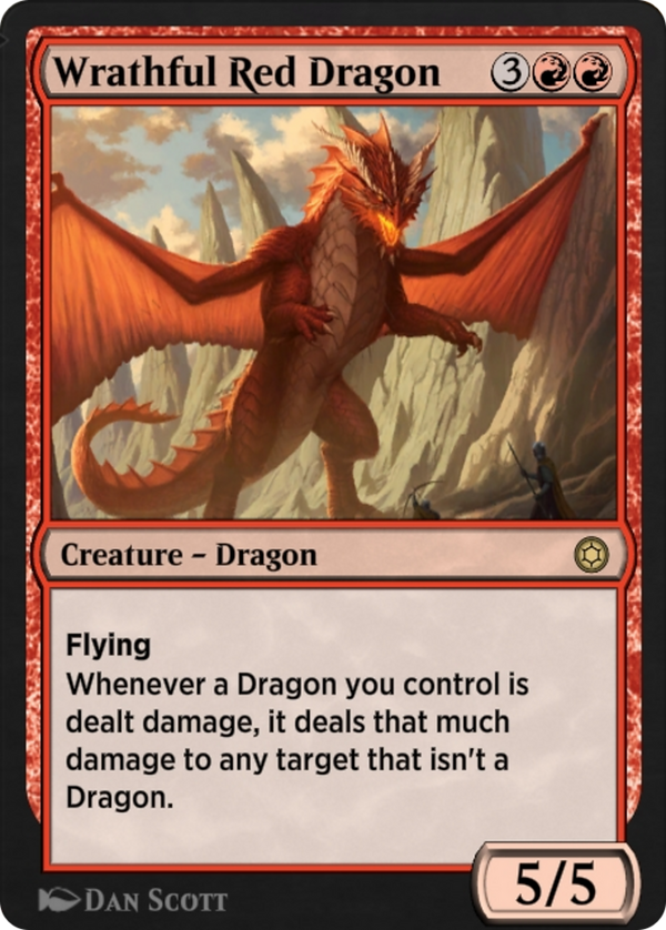 Wrathful Red Dragon (HBG-194) - Alchemy Horizons: Baldur's Gate