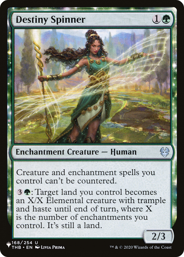 Destiny Spinner (LIST-THB-168) - The List: (enchantment)