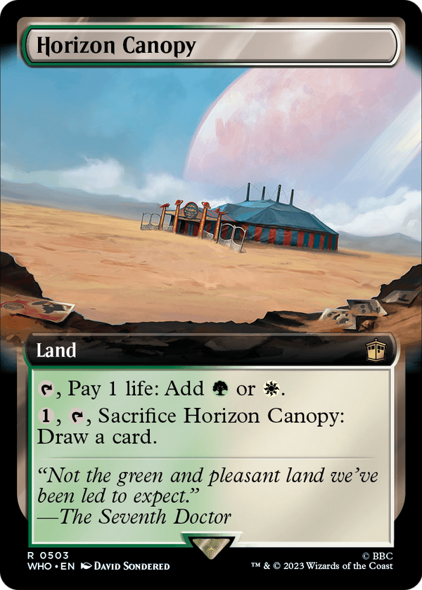Horizon Canopy (Extended Art) (WHO-503) - Doctor Who: (Extended Art)