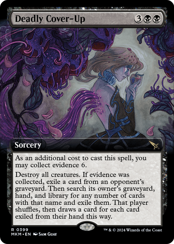 Deadly Cover-Up (Extended Art) (MKM-399) - Murders at Karlov Manor: (Extended Art) Foil