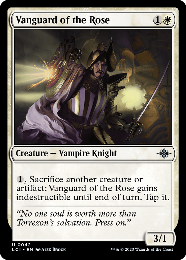 Vanguard of the Rose (LCI-042) - The Lost Caverns of Ixalan Foil