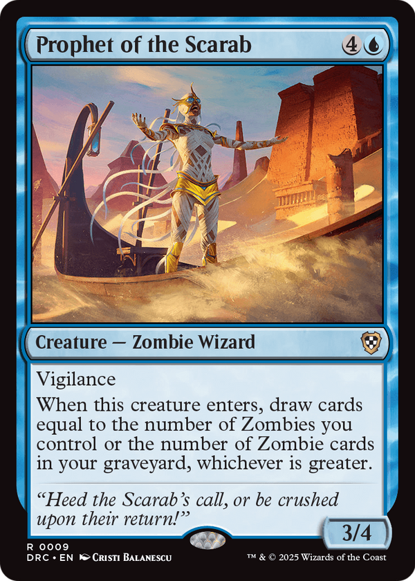 Prophet of the Scarab (DRC-009) - Commander: Aetherdrift