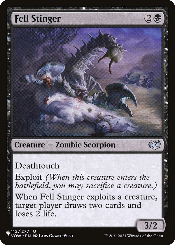 Fell Stinger (LIST-VOW-112) - The List