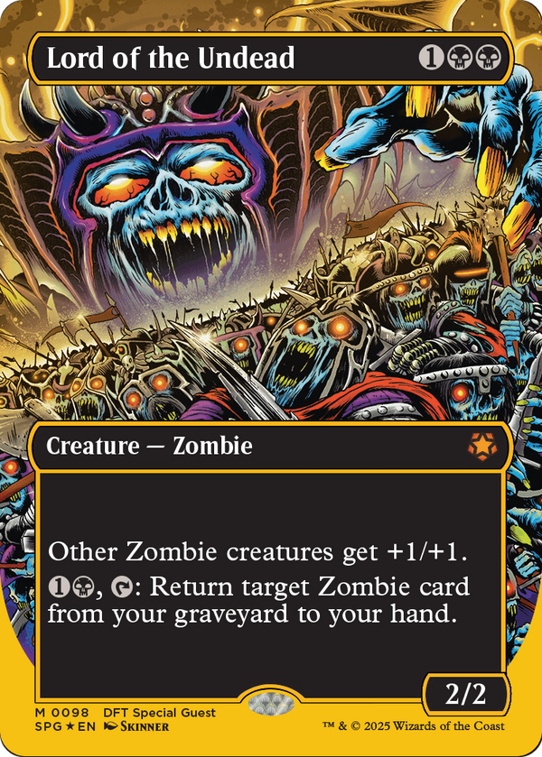 Lord of the Undead (Borderless) (First-Place Foil) (SPG-098) - Special Guests Foil