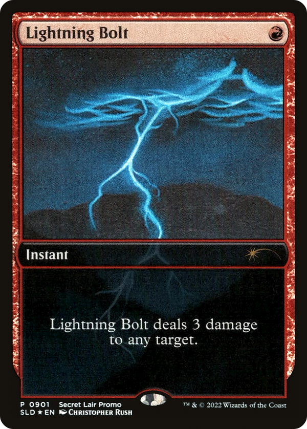 Lightning Bolt (0901) (SLD-901) - Secret Lair Drop Foil