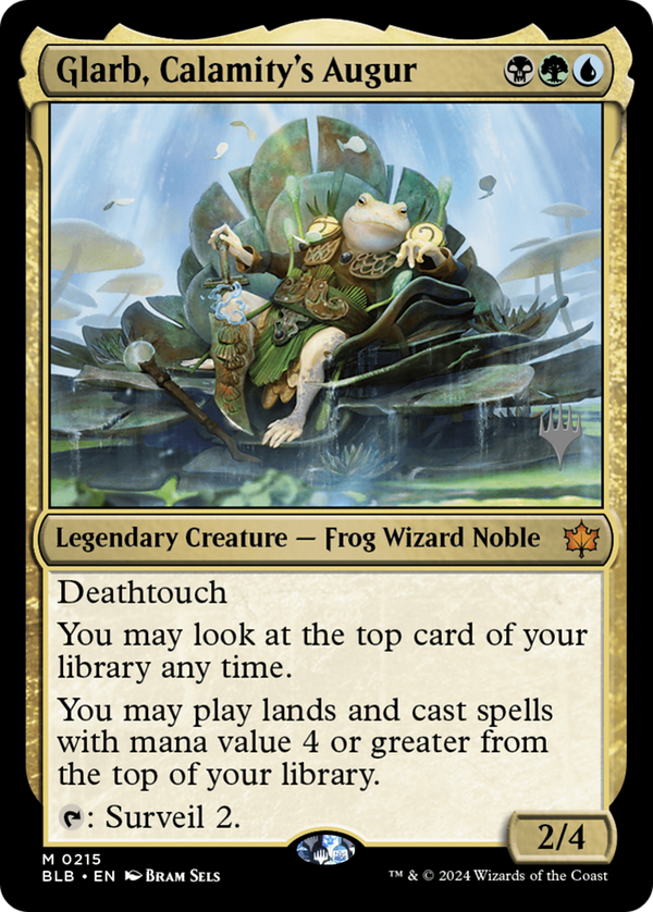 Glarb, Calamity's Augur (PPBLB-215) - Bloomburrow Promos Foil
