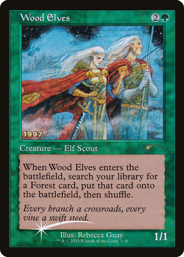Wood Elves (30A-P-005) - 30th Anniversary Play Promos Foil