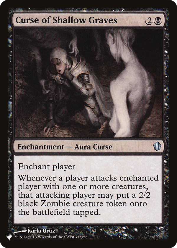 Curse of Shallow Graves (LIST-C13-71) - The List