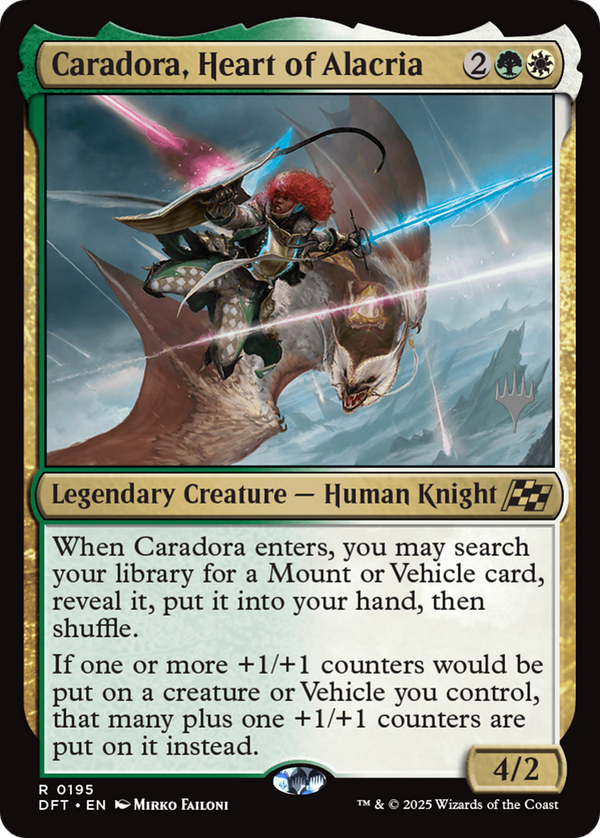 Caradora, Heart of Alacria (PPDFT-195) - Promo Pack: Aetherdrift