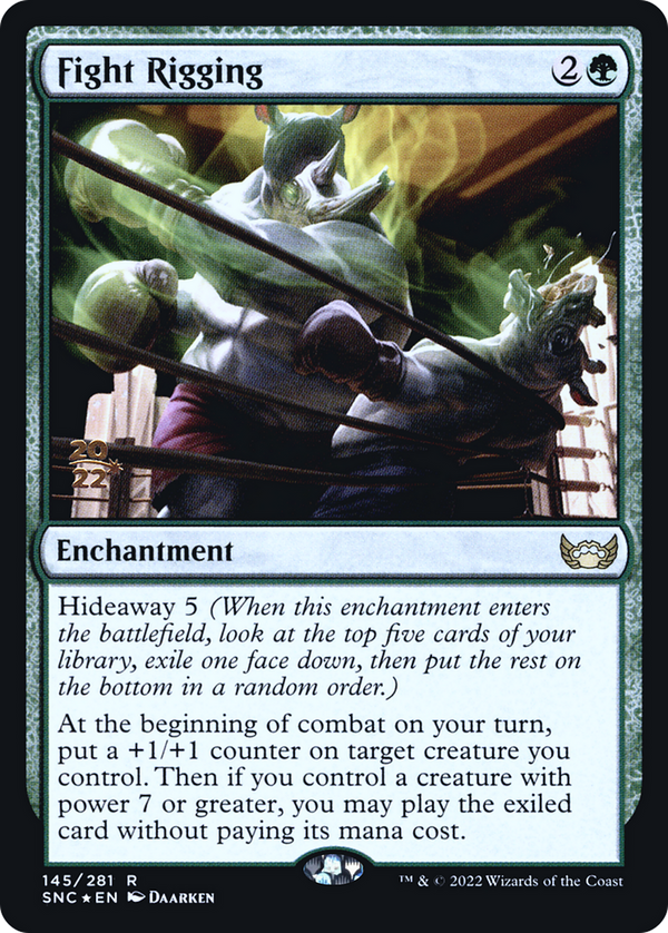 Fight Rigging (PRE-145) - Streets of New Capenna Promos Foil