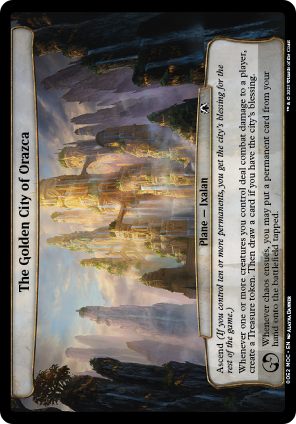 The Golden City of Orazca (MOC-052) - March of the Machine Commander