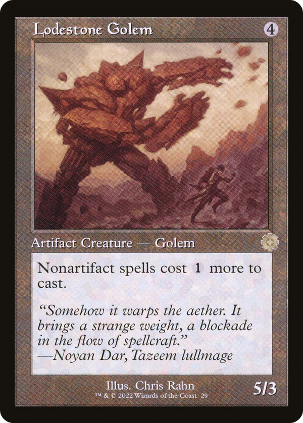 Lodestone Golem (BRR-029) - The Brothers' War Retro Artifacts