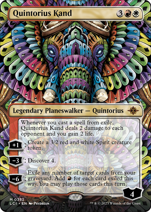 Quintorius Kand (0352) (Borderless) (LCI-352) - The Lost Caverns of Ixalan Foil