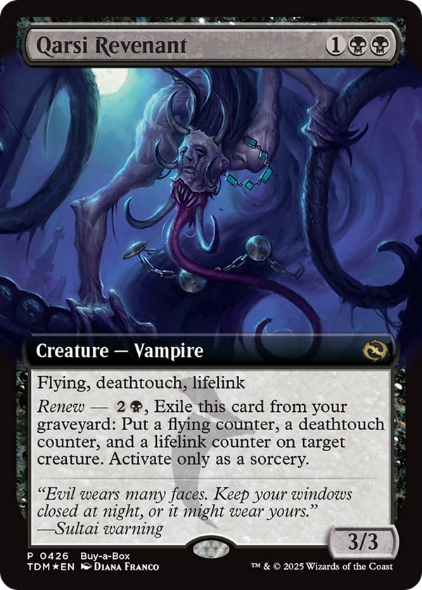 Qarsi Revenant (Extended Art) (BABP-426) - Buy-A-Box Promos: (Extended Art) Foil