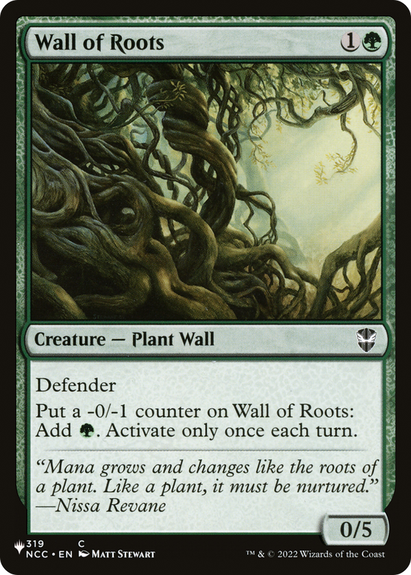 Wall of Roots (LIST-NCC-319) - The List