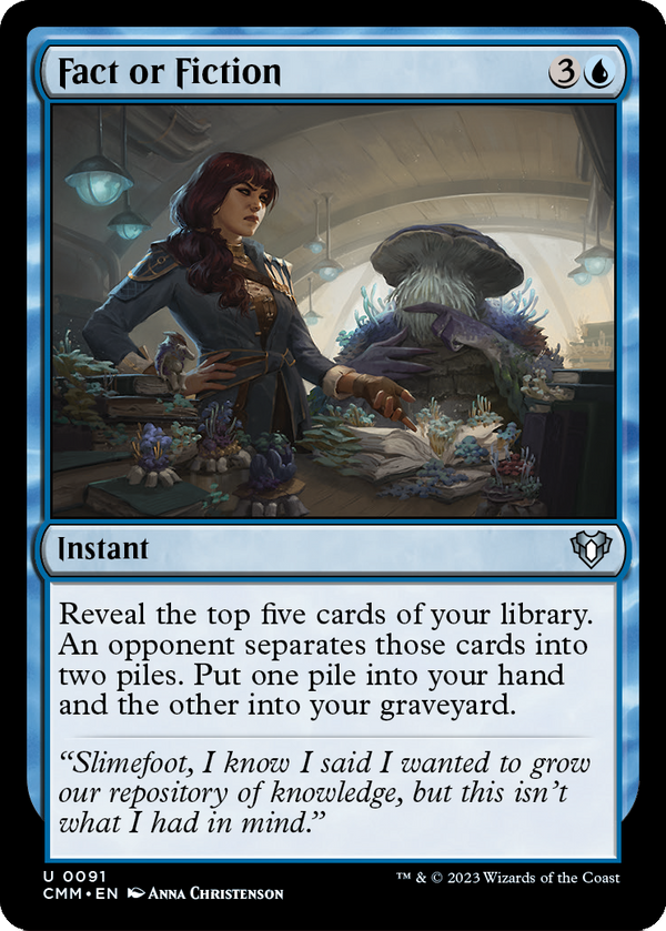 Fact or Fiction (CMM-091) - Commander Masters Foil