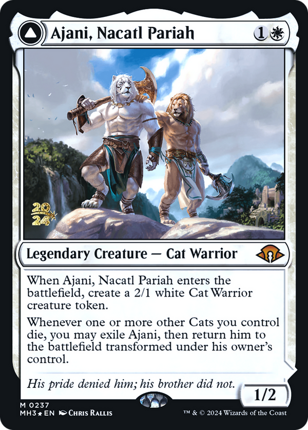 Ajani, Nacatl Pariah (PRE-237) - Modern Horizons 3 Promos Foil