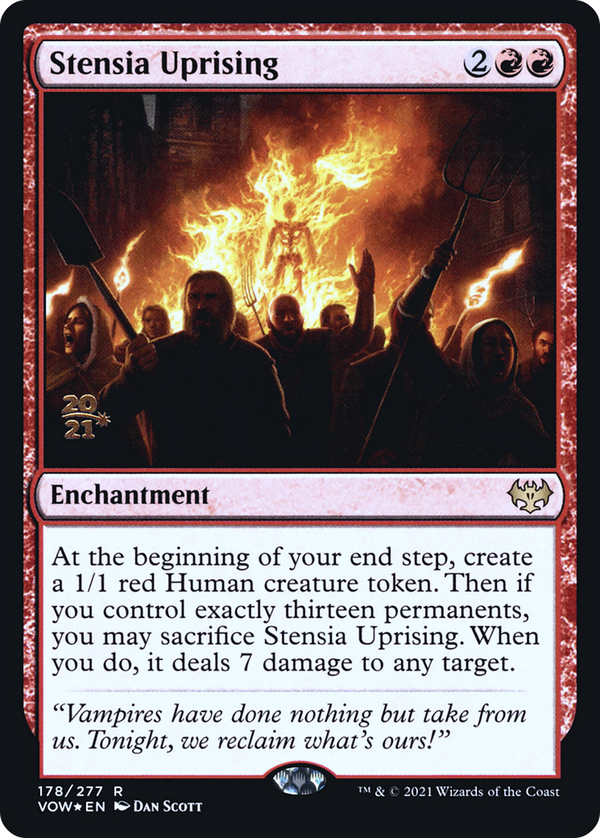Stensia Uprising (PRE-178) - Innistrad: Crimson Vow Promos Foil