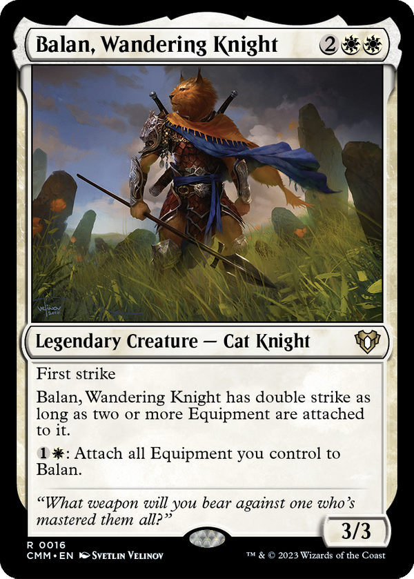 Balan, Wandering Knight (CMM-016) - Commander Masters Foil