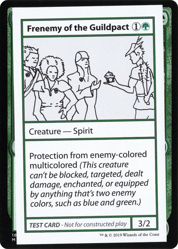 Frenemy of the Guildpact (No PW Symbol) (CMB1-) - Mystery Booster Playtest Cards 2021