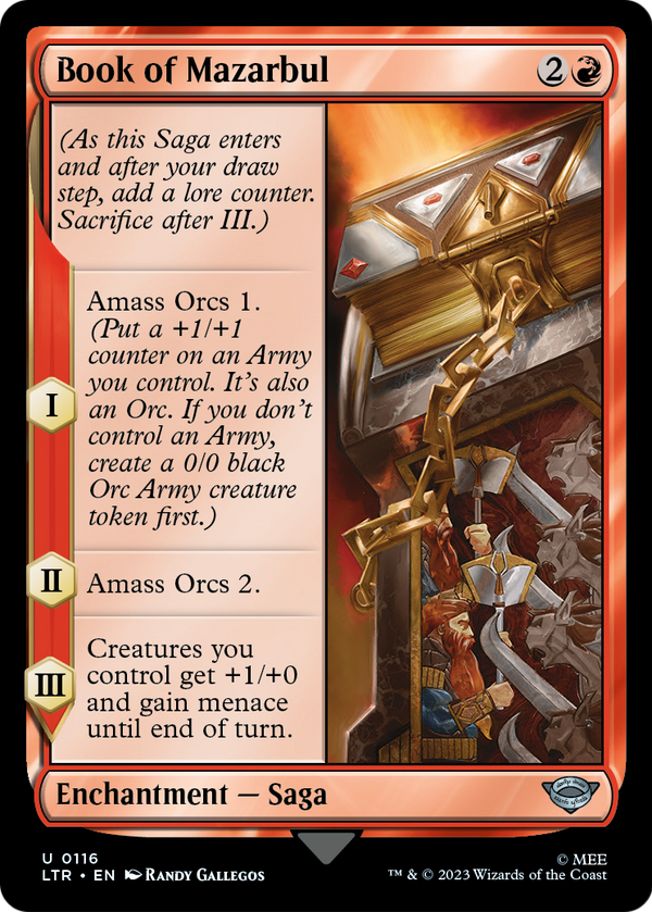 Book of Mazarbul (LTR-116) - The Lord of the Rings: Tales of Middle-earth Foil