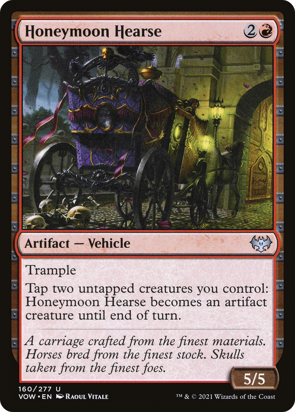 Honeymoon Hearse (VOW-160) - Innistrad: Crimson Vow Foil