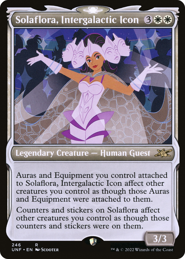 Solaflora, Intergalactic Icon (Showcase) (UNF-246) - Unfinity: (Showcase)