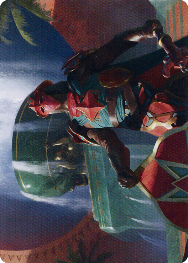 Tomakul Honor Guard // Tomakul Honor Guard (ABRO-028) - The Brothers' War Art Series (Borderless) Foil