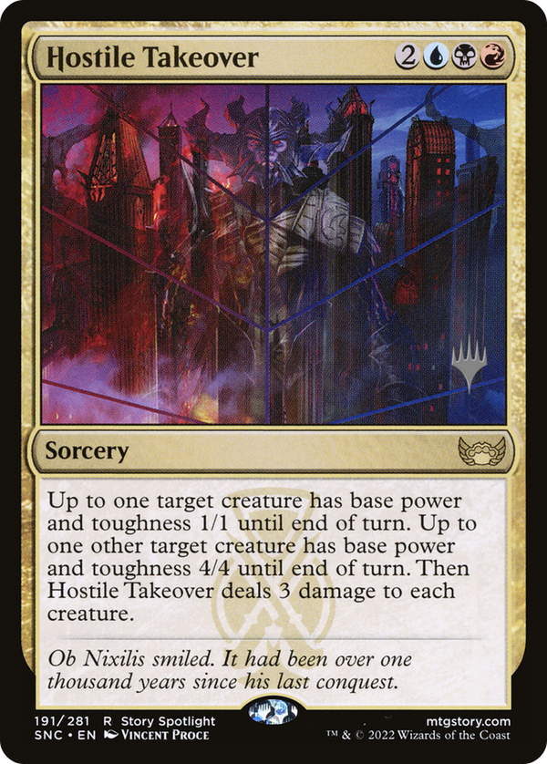 Hostile Takeover (PPSNC-191) - Streets of New Capenna Promos Foil