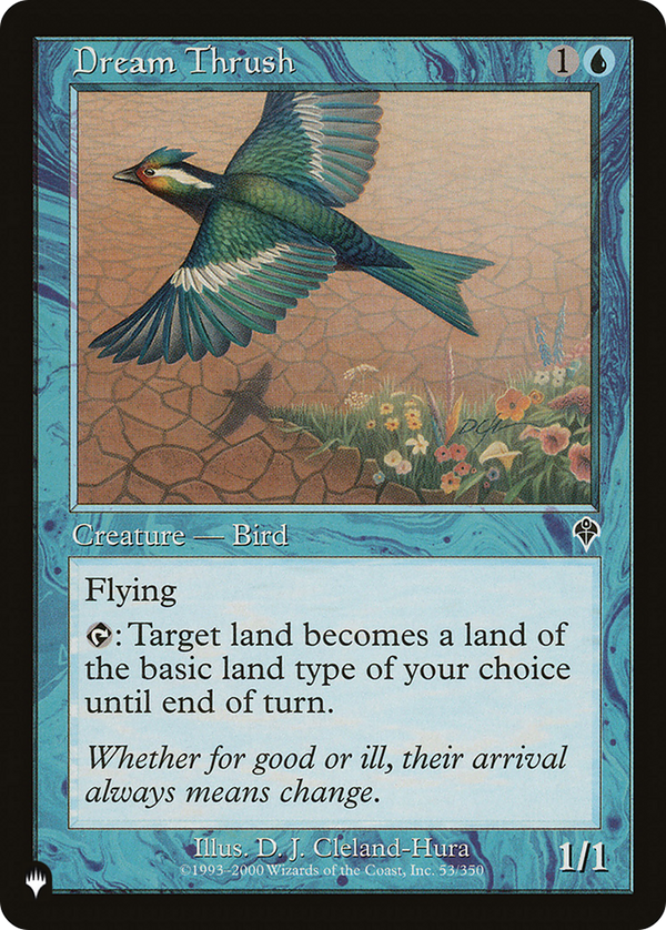 Dream Thrush (LIST-INV-53) - The List