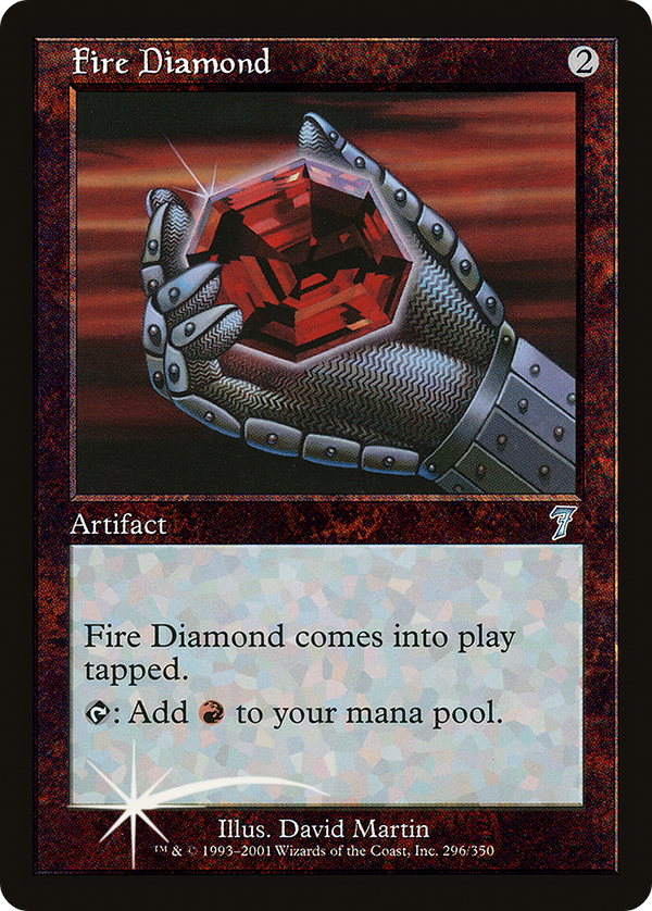 Fire Diamond (7ED-296★) - 7th Edition Foil