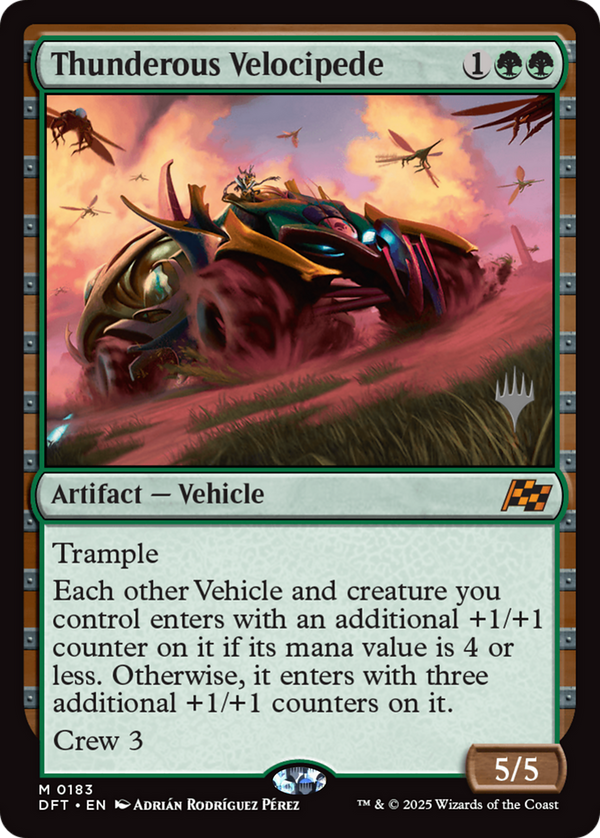 Thunderous Velocipede (PPDFT-183) - Promo Pack: Aetherdrift