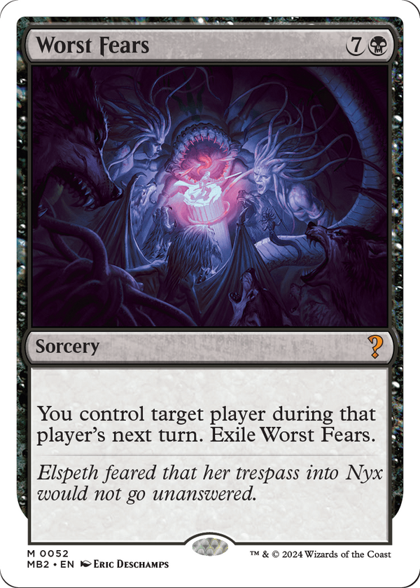 Worst Fears (White Border) (MB2-052) - Mystery Booster 2