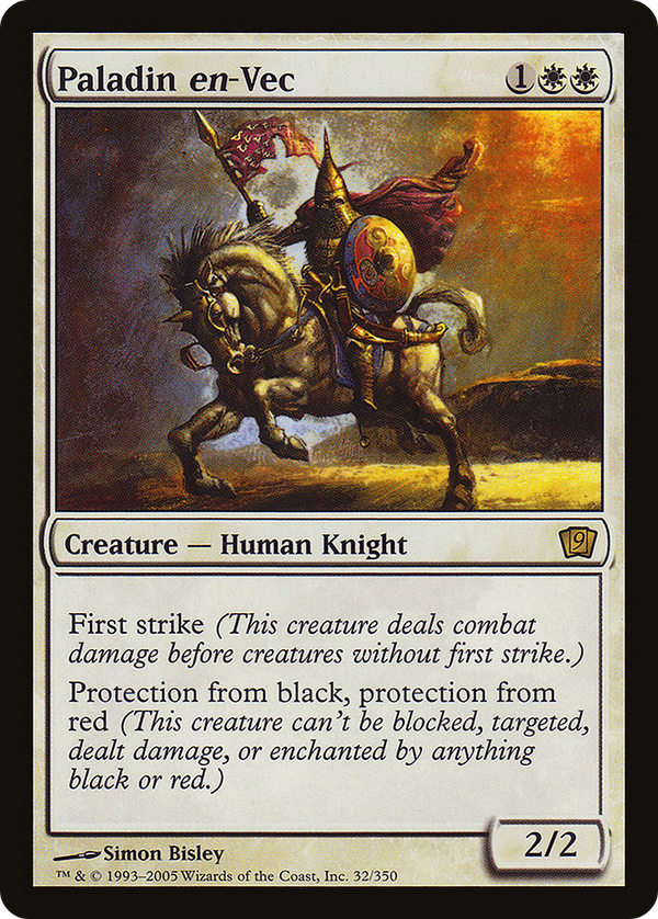 Paladin en-Vec (9ED-032) - 9th Edition Foil