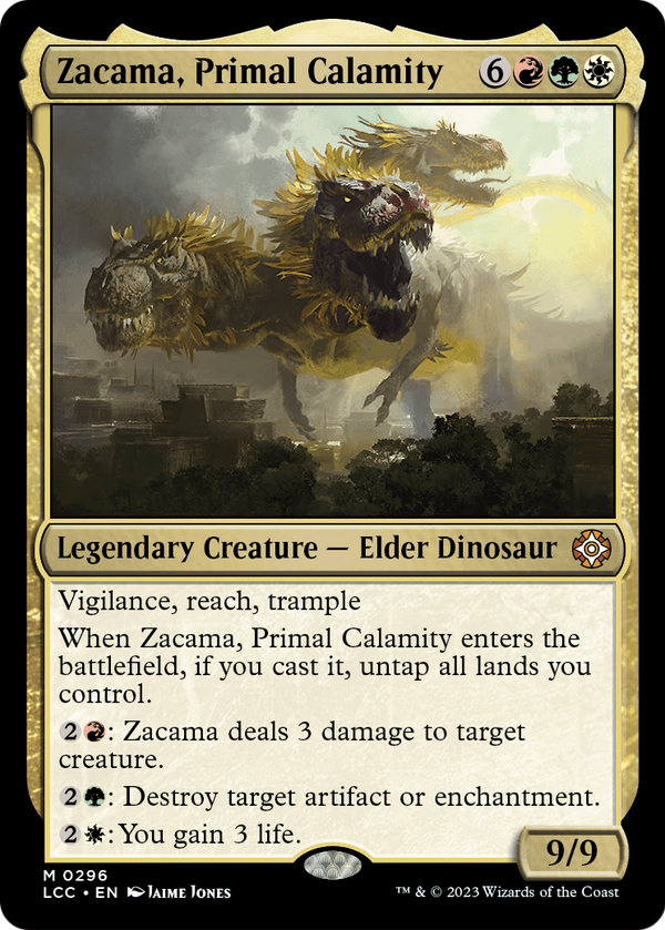 Zacama, Primal Calamity (LCC-296) - The Lost Caverns of Ixalan Commander