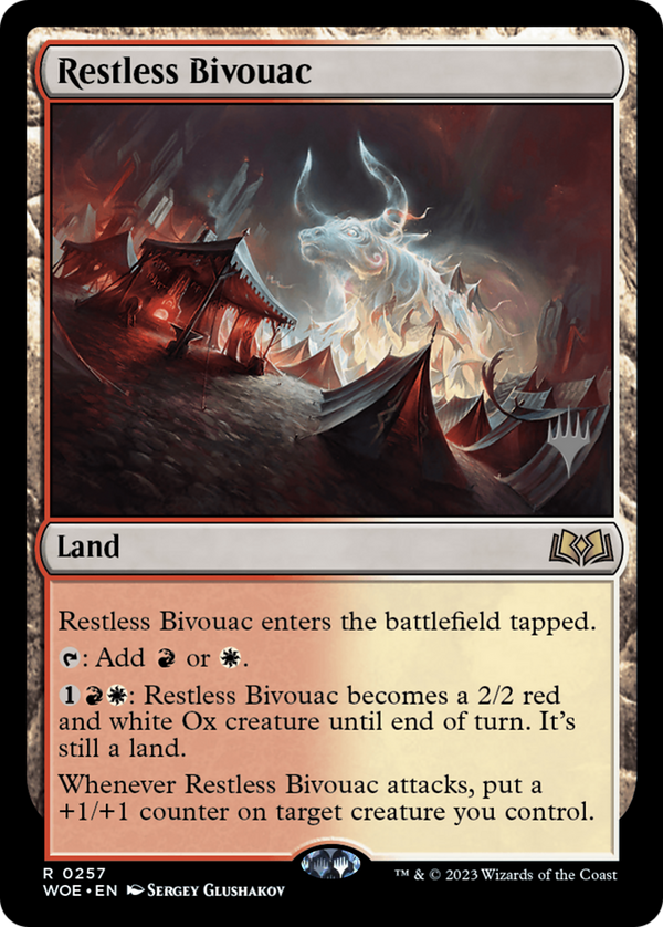 Restless Bivouac (PPWOE-257) - Wilds of Eldraine Promos Foil