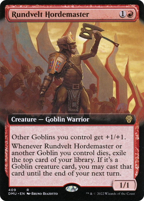 Rundvelt Hordemaster (Extended Art) (DMU-409) - Dominaria United: (Extended Art)