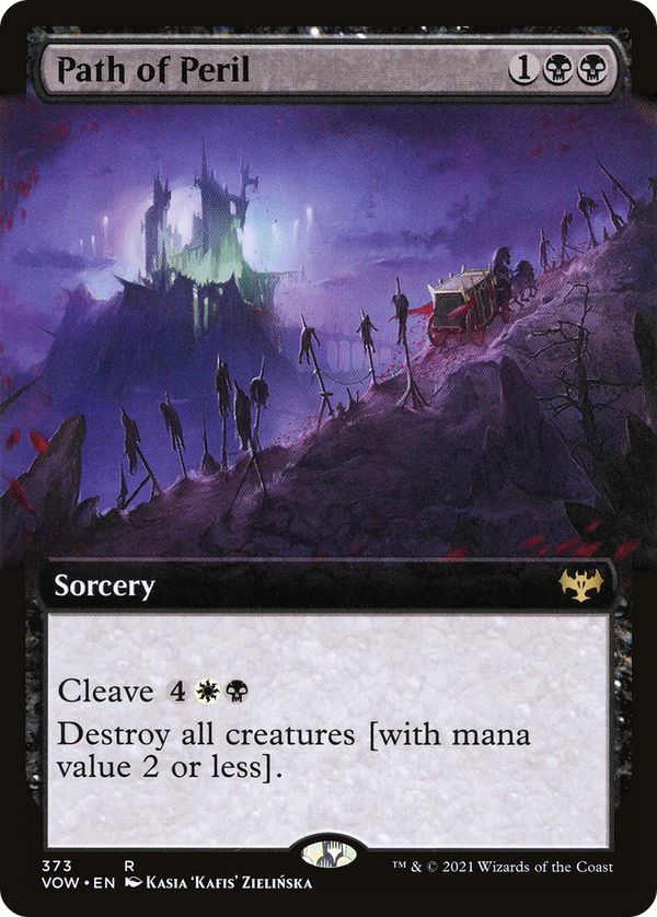 Path of Peril (Extended Art) (VOW-373) - Innistrad: Crimson Vow: (Extended Art) Foil