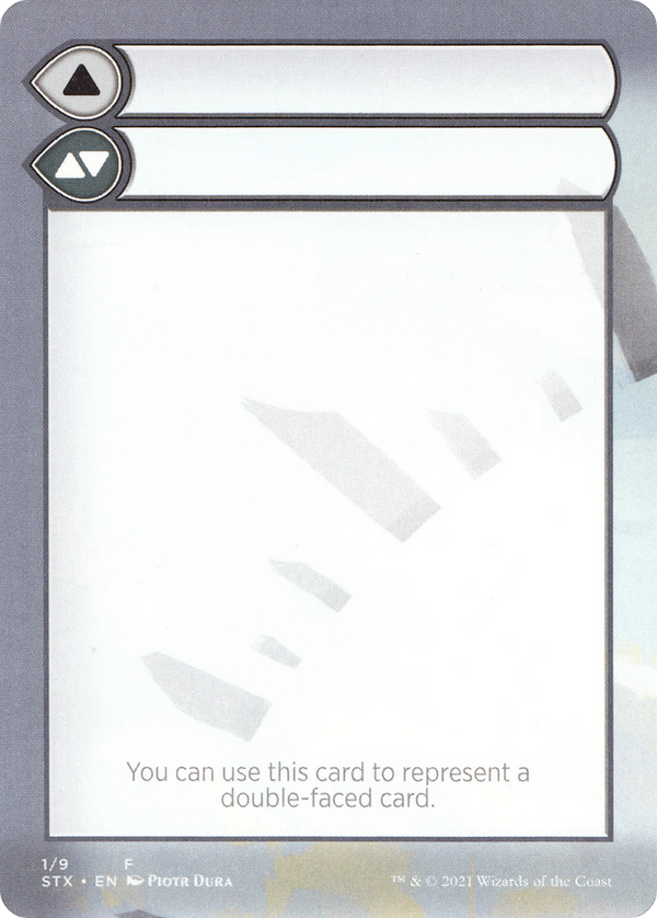 Double-Faced Substitute Card (SSTX-001) - Strixhaven: School of Mages Substitute Cards (Borderless)
